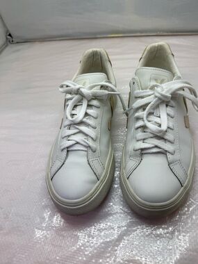 Veja White Leather Sneakers